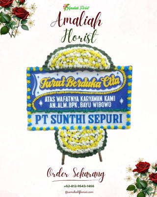 Papan Bunga Duka di Kandangan