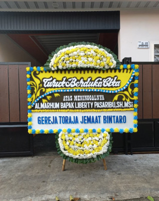 Papan Bunga Duka di Kandangan
