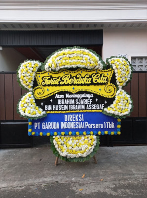 Papan Bunga Duka di Kandangan