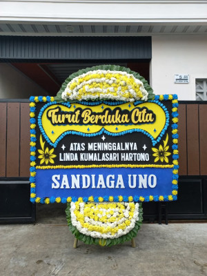 Papan Bunga Duka di Kandangan